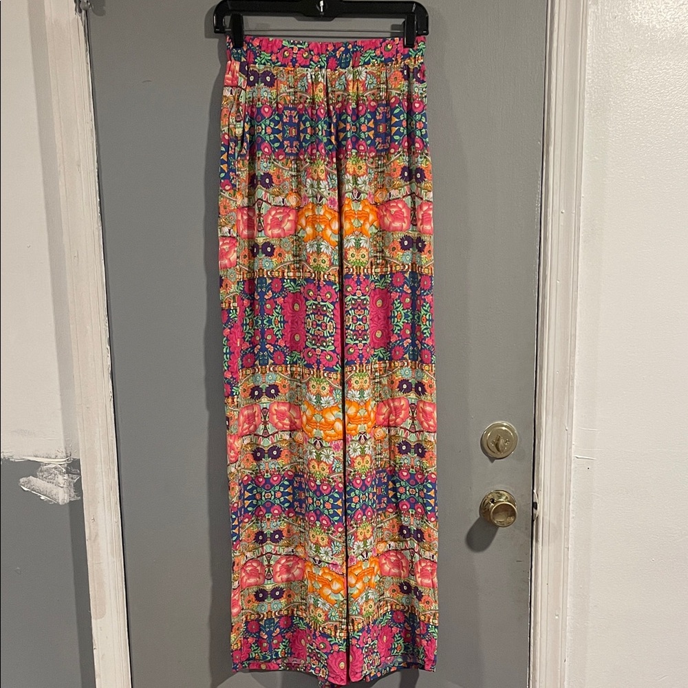 Forever 21 Multicolor Geometric Boho Pants Size S